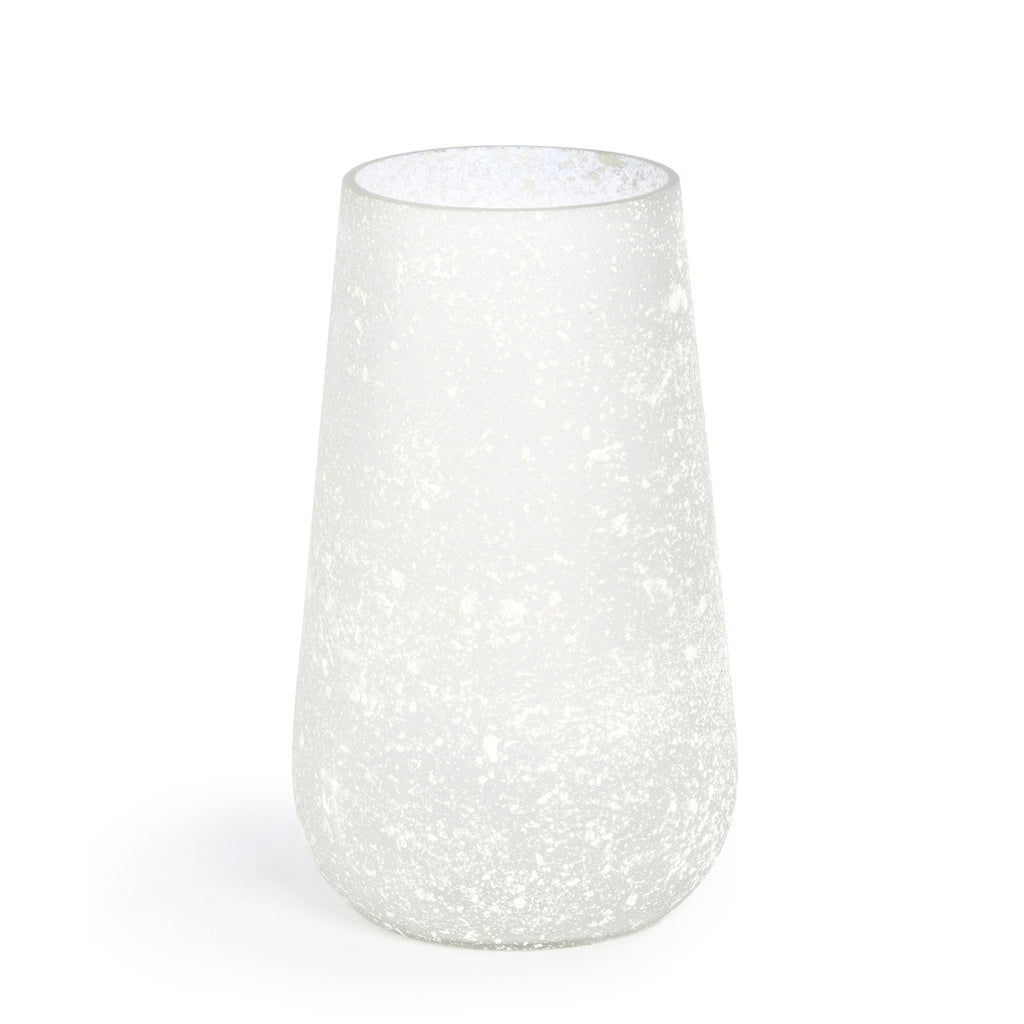 Halcyon Frosted Glass Vase - Bombay Mercantile