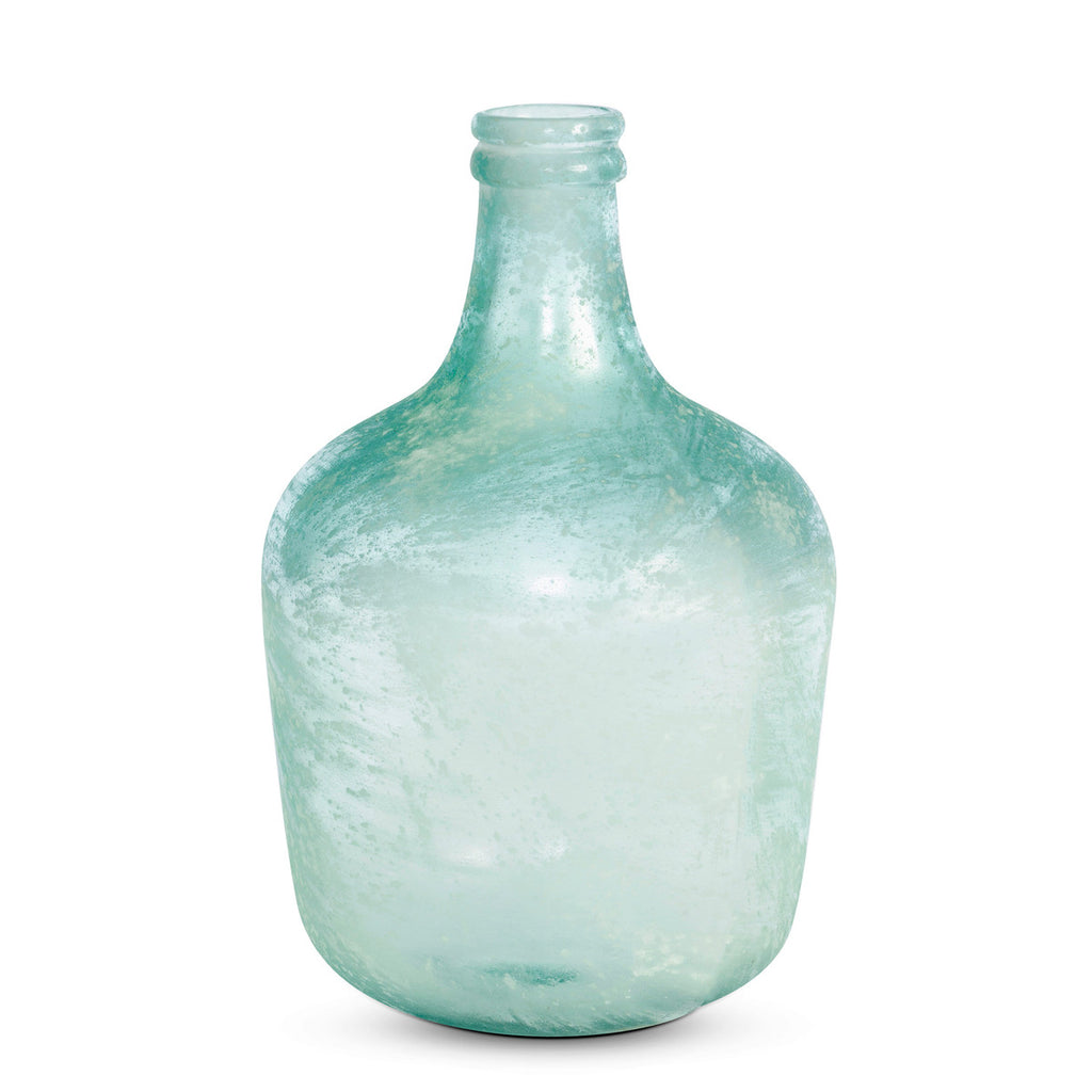 Cellar Bottle Frosted Seafoam Small - Bombay Mercantile