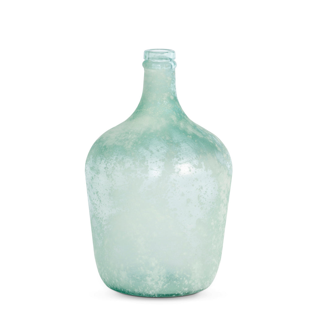 Cellar Bottle Frosted Seafoam Small - Bombay Mercantile