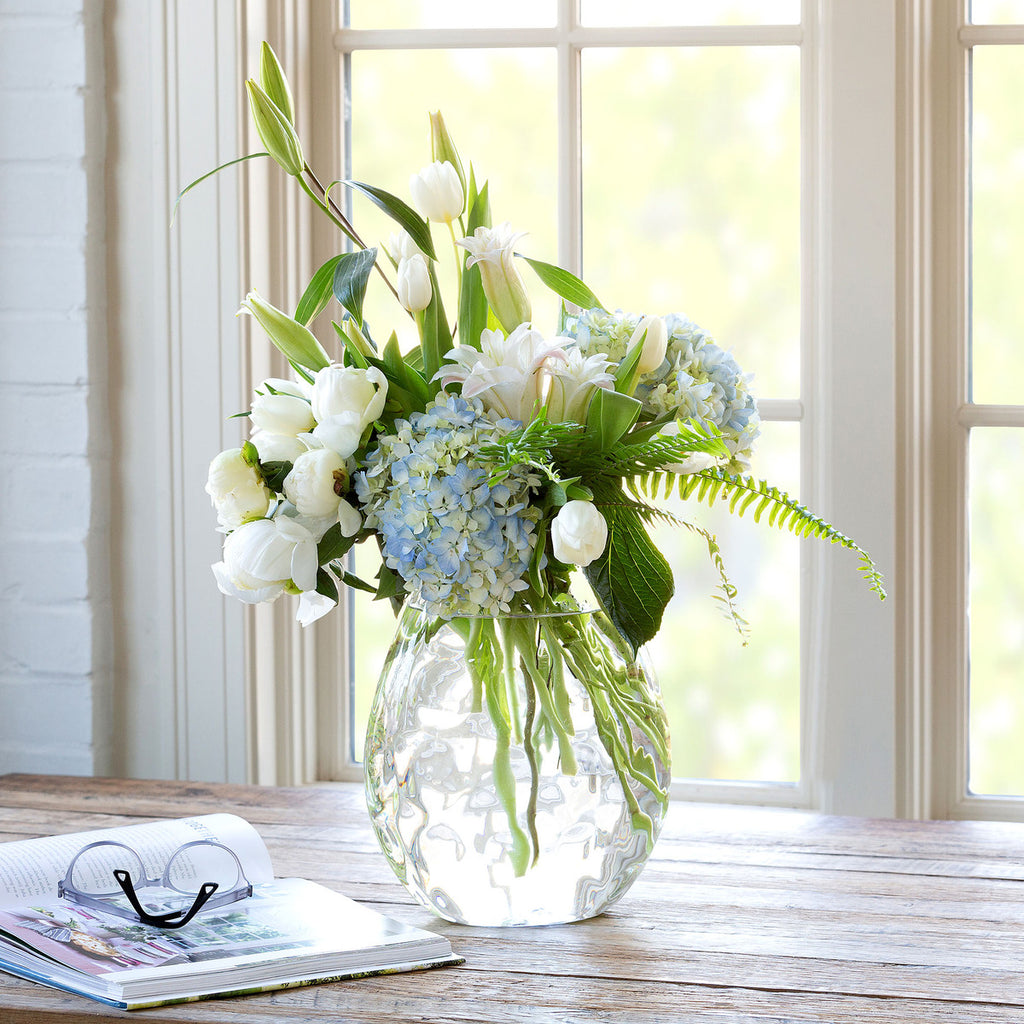Alouetta Blown Glass Vase - Bombay Mercantile