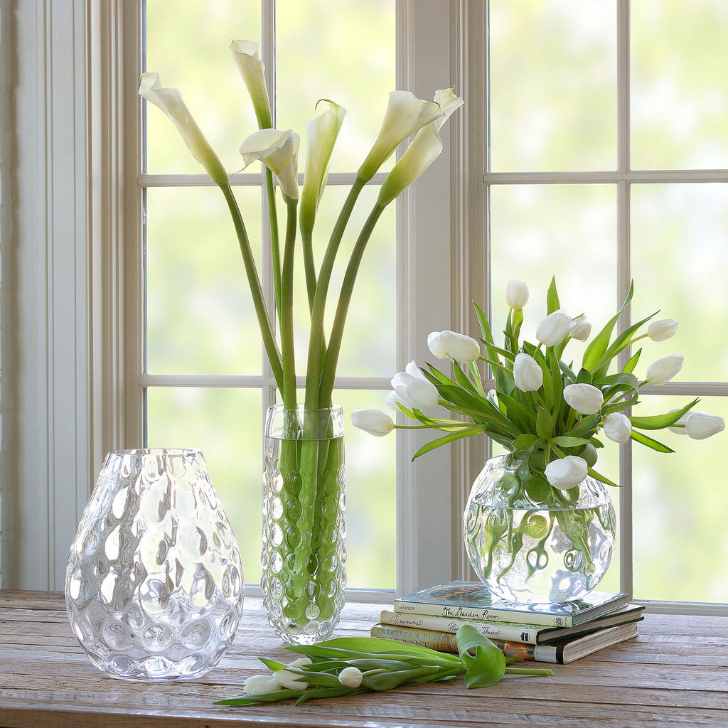 Alouetta Blown Glass Vase - Bombay Mercantile