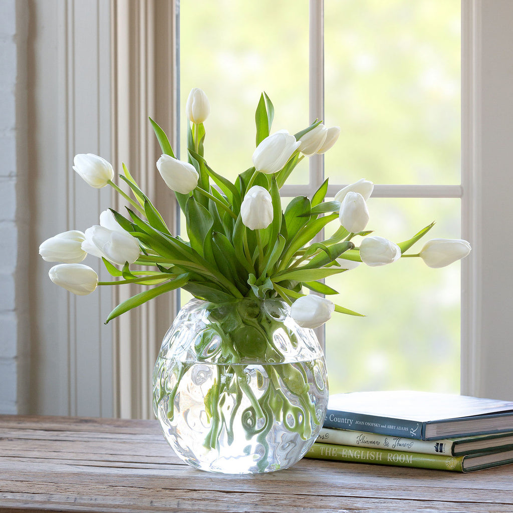 Alouetta Blown Glass Vase - Bombay Mercantile