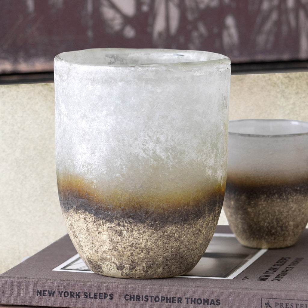 Fairbanks Organic Glass Vase - Bombay Mercantile