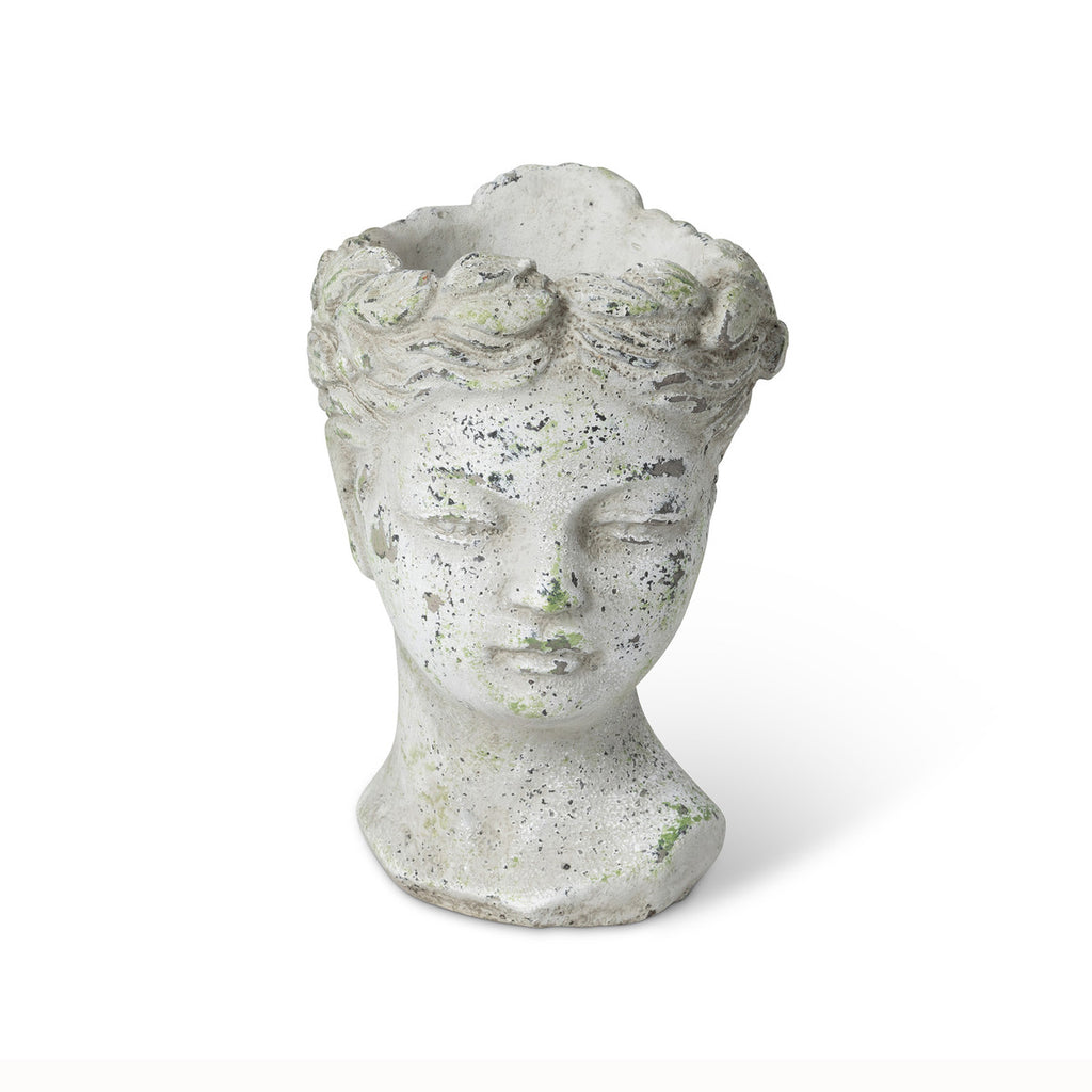 Concrete Bust Planter - Bombay Mercantile