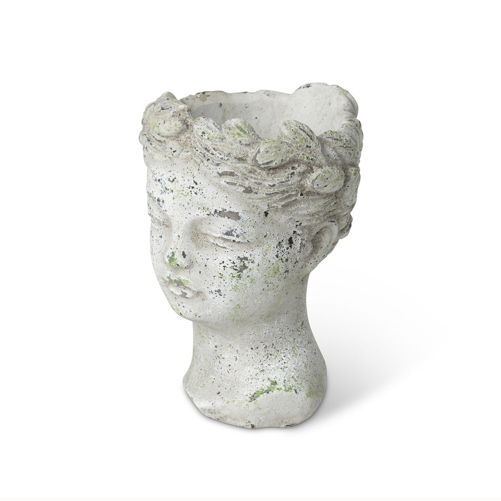 Concrete Bust Planter - Bombay Mercantile