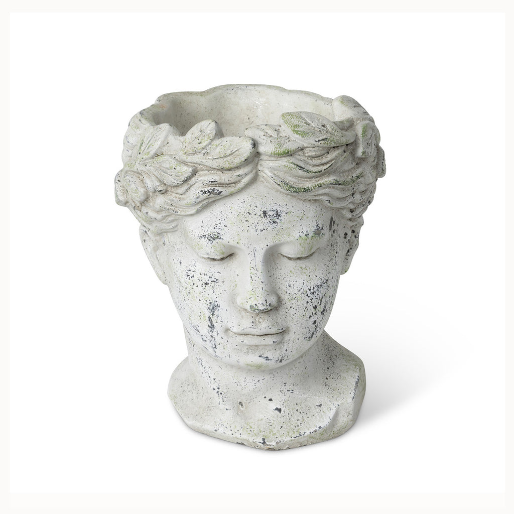 Concrete Bust Planter - Bombay Mercantile
