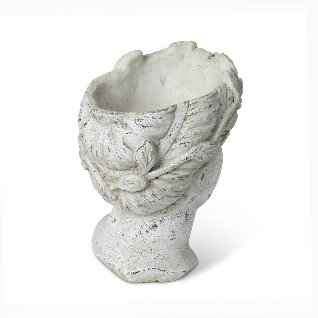 Concrete Bust Planter - Bombay Mercantile