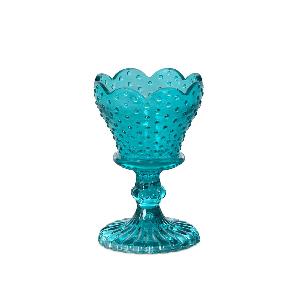 Zoe Pressed Candle Holder - Bombay Mercantile