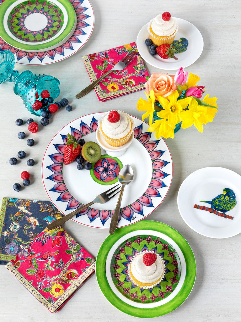 Zoe Pressed Candle Holder - Bombay Mercantile