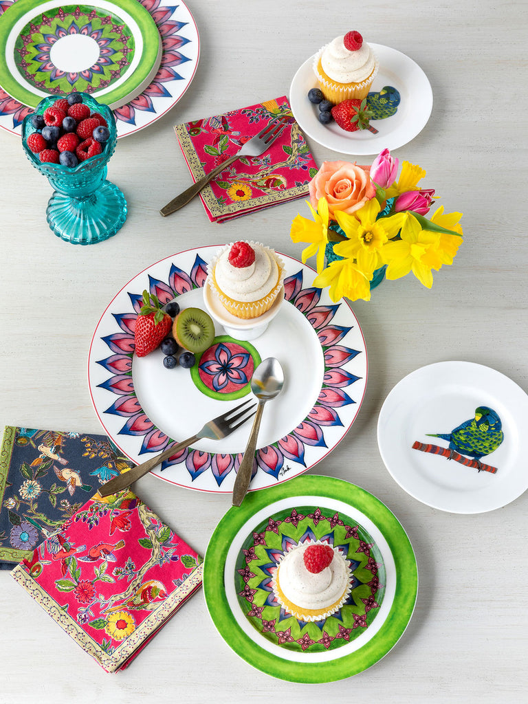 Zoe Pressed Candle Holder - Bombay Mercantile