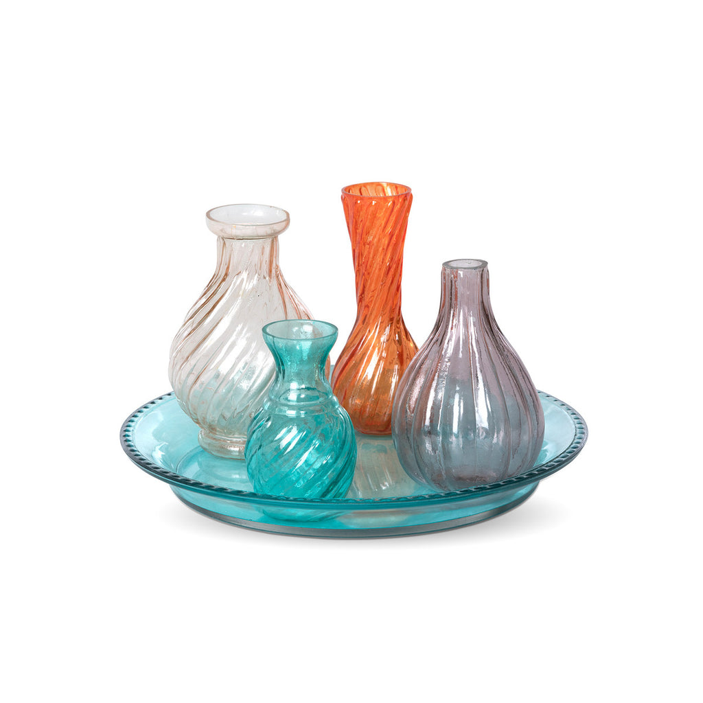 Arc-en-Ciel Small Vase Collection, Set of 4 - Bombay Mercantile