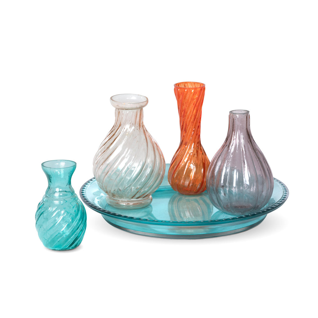 Arc-en-Ciel Small Vase Collection, Set of 4 - Bombay Mercantile