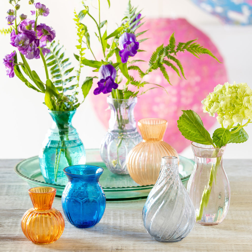 Arc-en-Ciel Large Vase Collection, Set of 7 - Bombay Mercantile