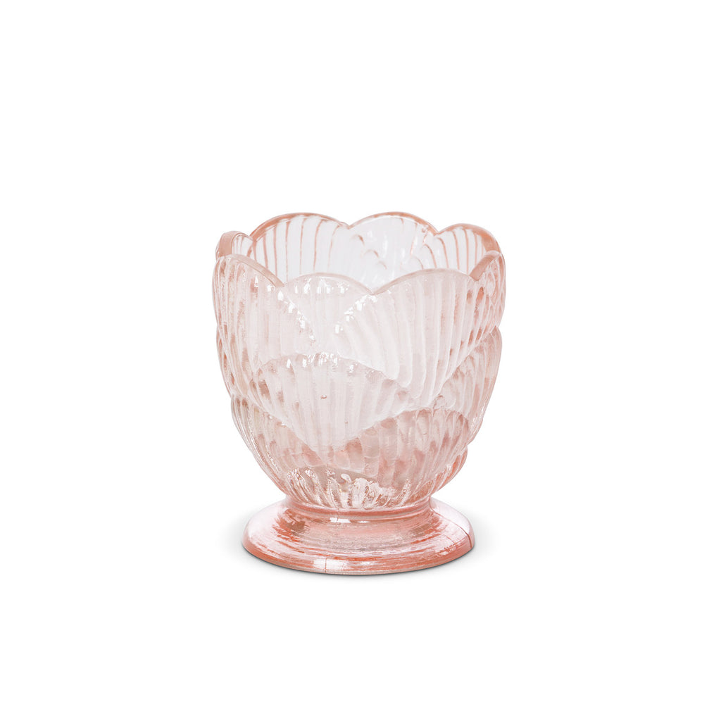 Small Glass Shell Vase - Bombay Mercantile