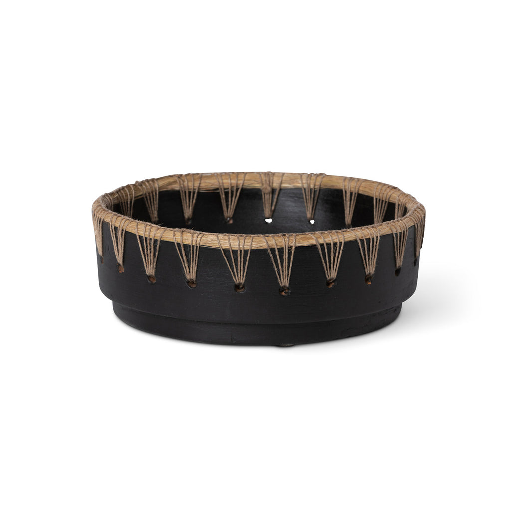 Terra Cotta Woven Bowl - Bombay Mercantile