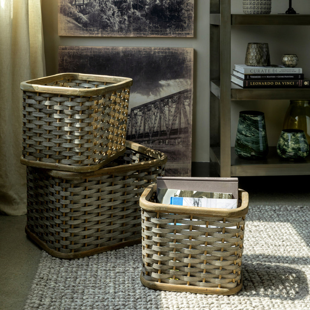Woven Storage Basket - Bombay Mercantile