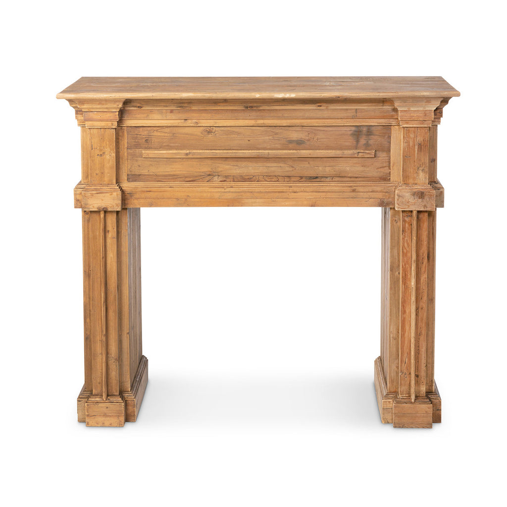 Reclaimed Pine Fireplace Mantel - Bombay Mercantile