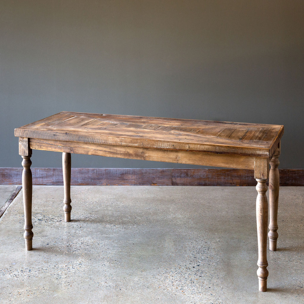 Reclaimed Wood Fixture Console Table, Large - Bombay Mercantile