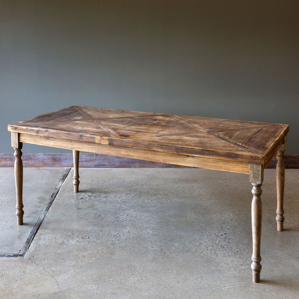 Reclaimed Wood Fixture Farm Table - Bombay Mercantile