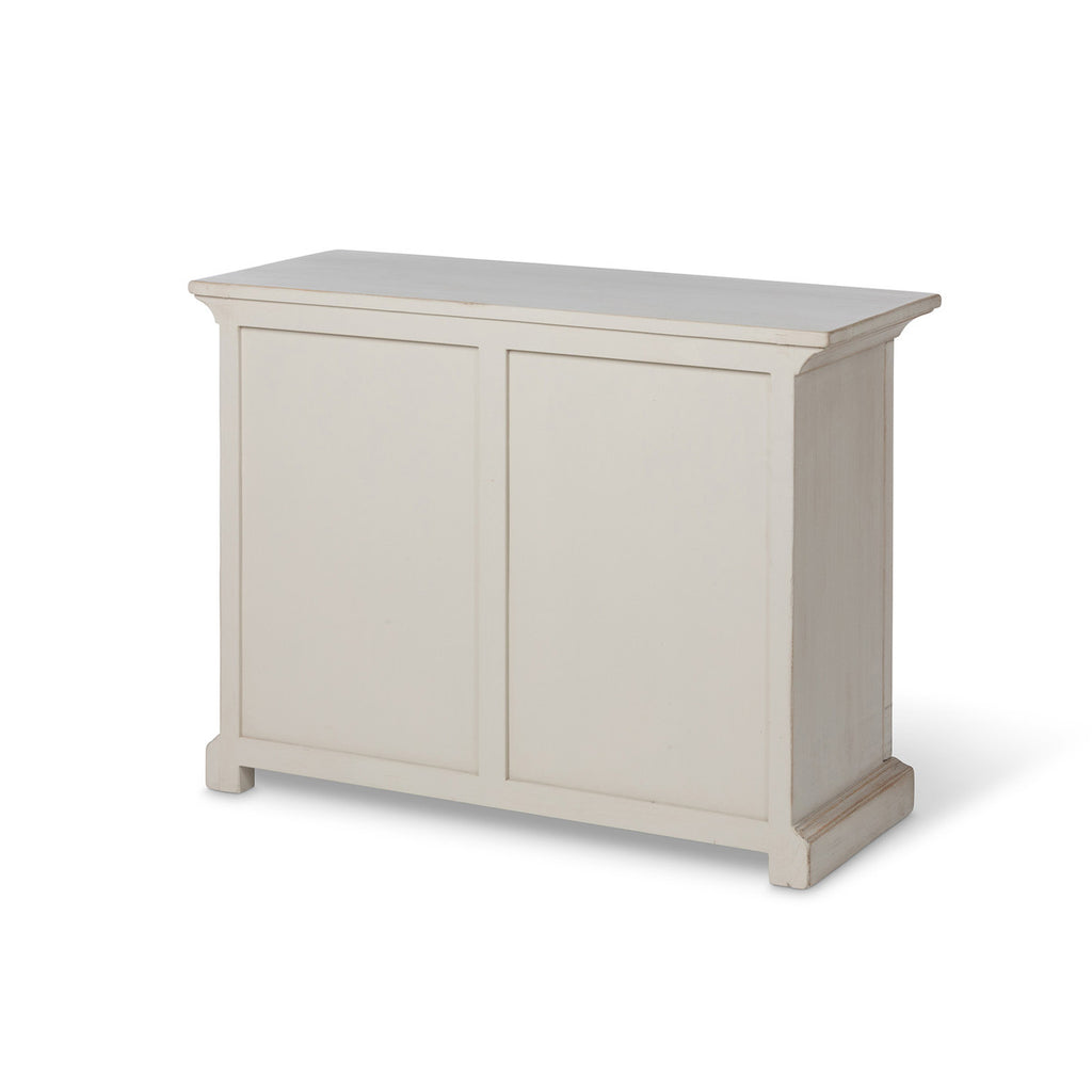 Adeline Wood Console with Glass Doors - Bombay Mercantile