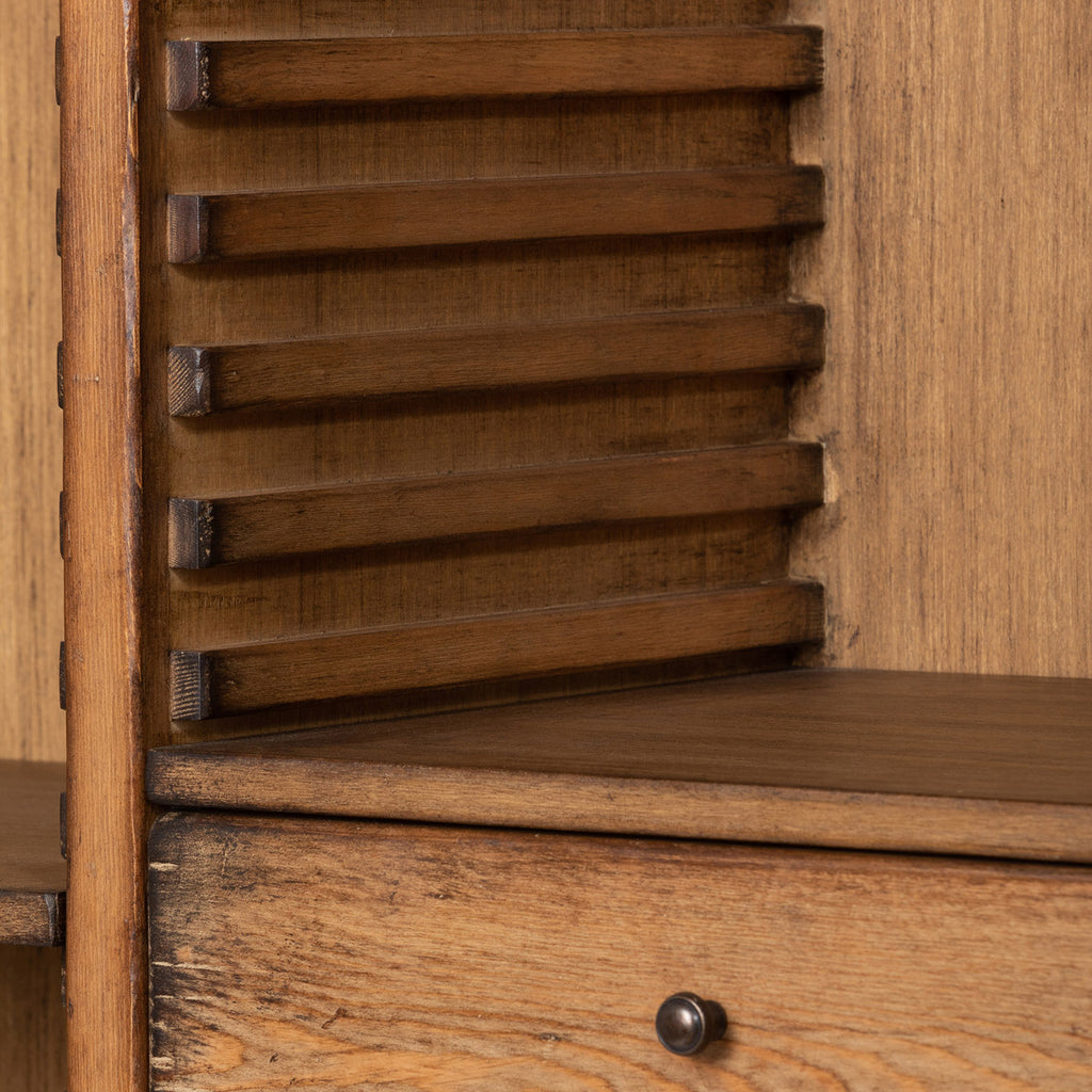 Bradley Adjustable Shelf Wooden Bookcase - Bombay Mercantile