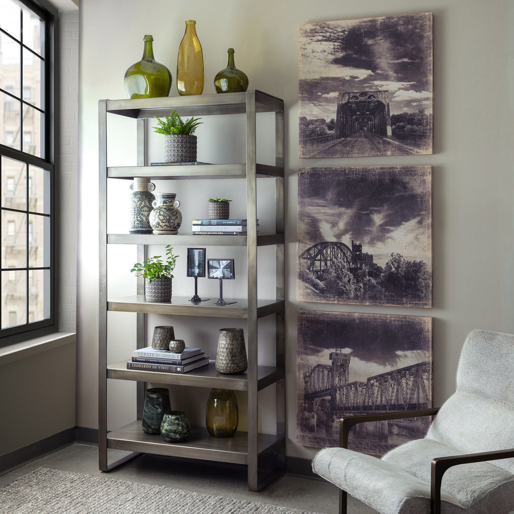 Osborne Iron Book Shelf - Bombay Mercantile