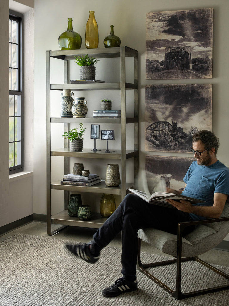 Osborne Iron Book Shelf - Bombay Mercantile
