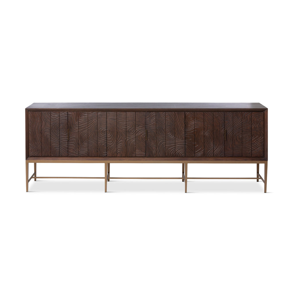Addison Faux Bois Media Cabinet - Bombay Mercantile