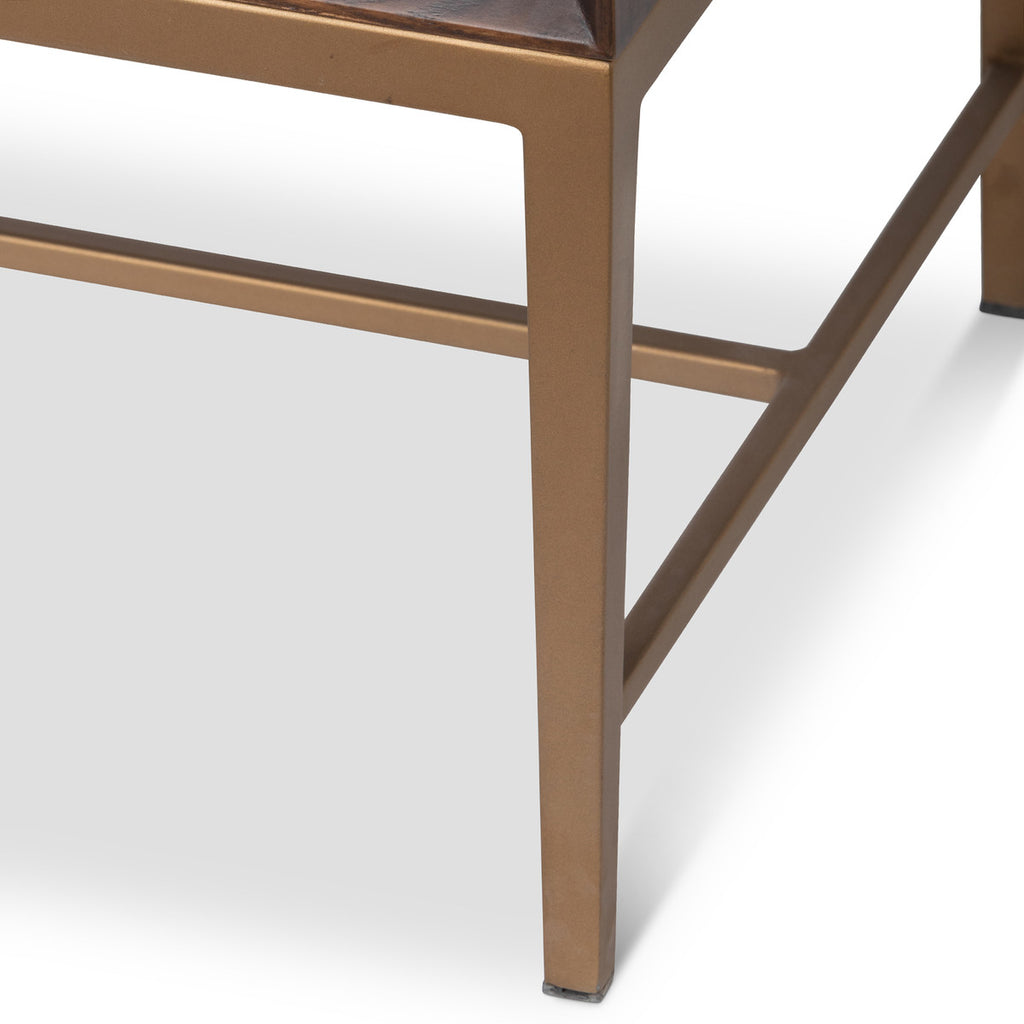 Addison Faux Bois Media Cabinet - Bombay Mercantile