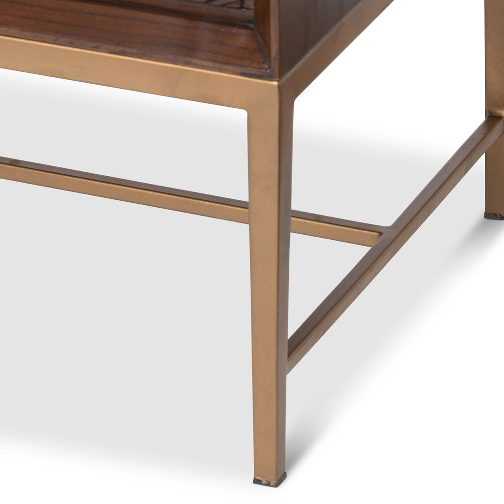 Addison Faux Bois Tall Cabinet - Bombay Mercantile