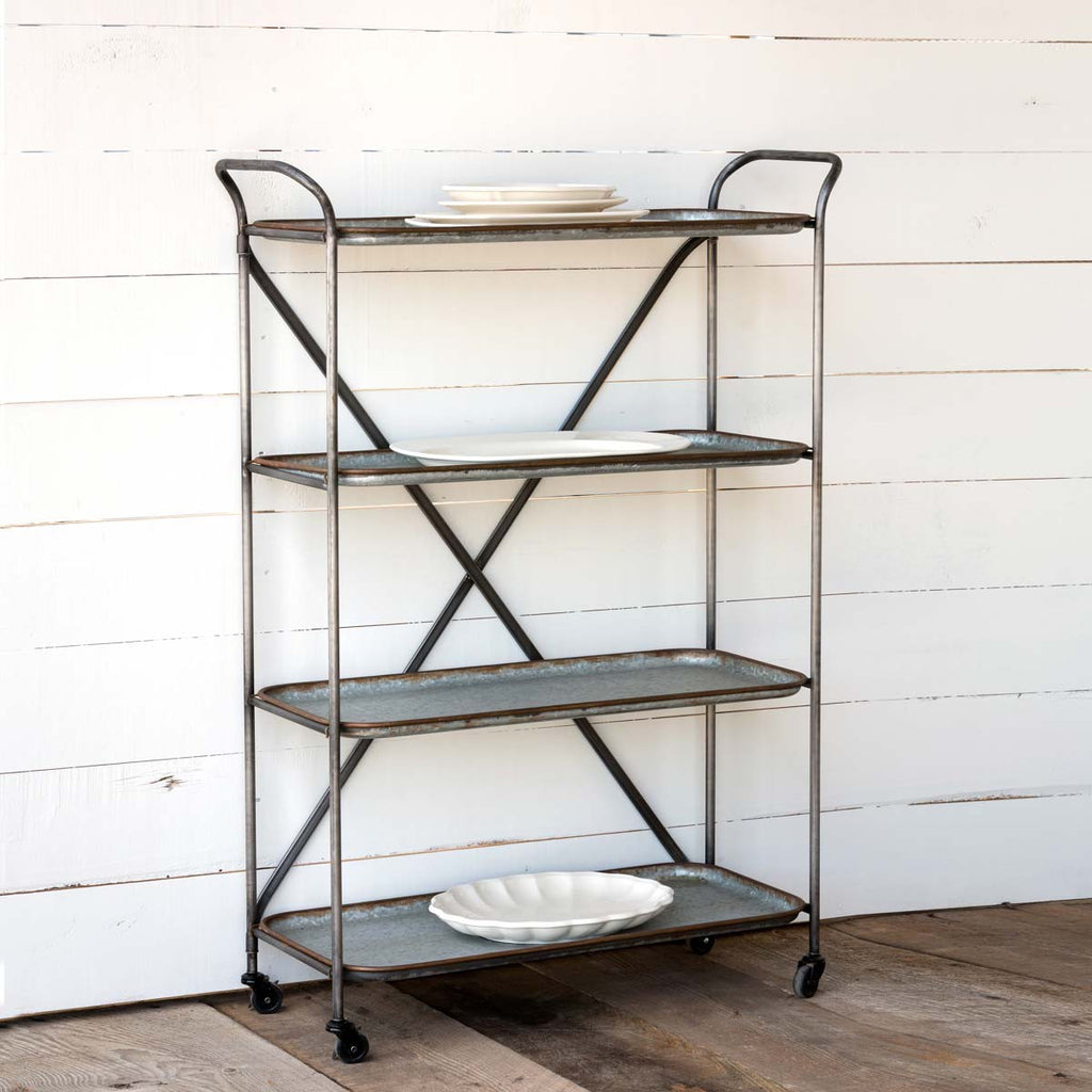 Metal Bakery Cart - Bombay Mercantile