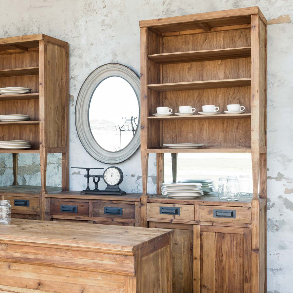 Tall Bar Back Cabinet - Bombay Mercantile