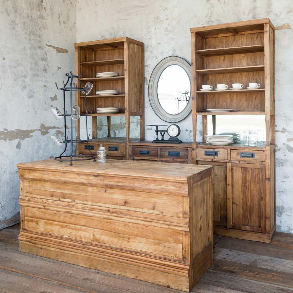 Tall Bar Back Cabinet - Bombay Mercantile