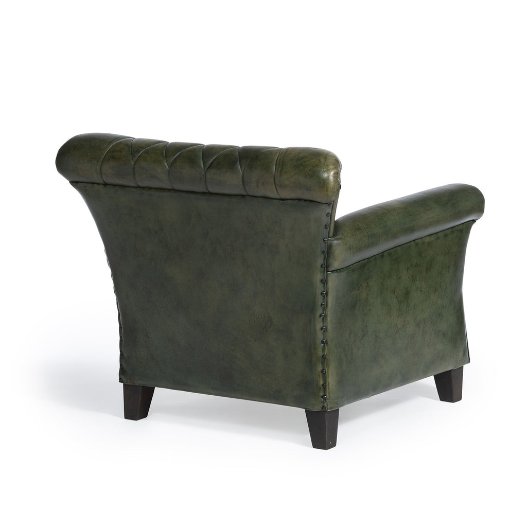 Bradford Leather Armchair - Bombay Mercantile