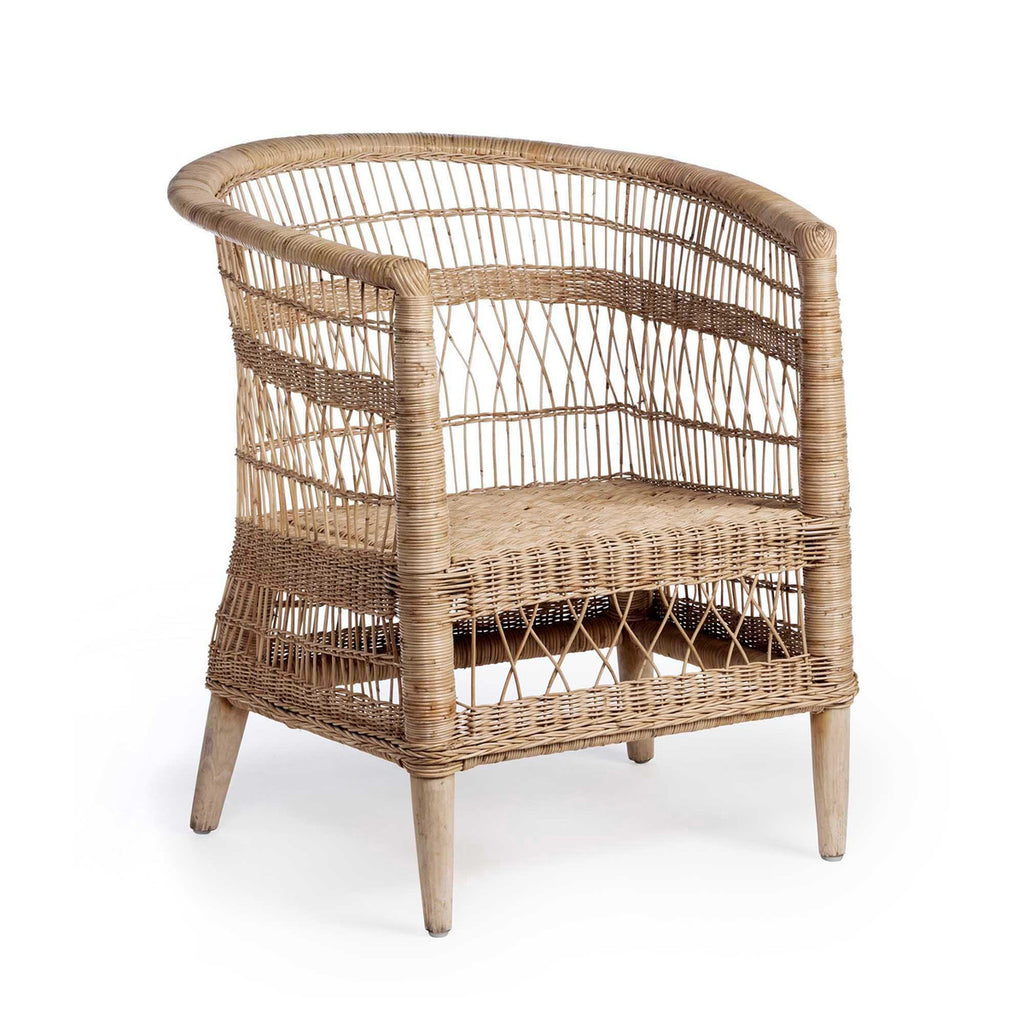 Brenna Rattan Chair - Bombay Mercantile