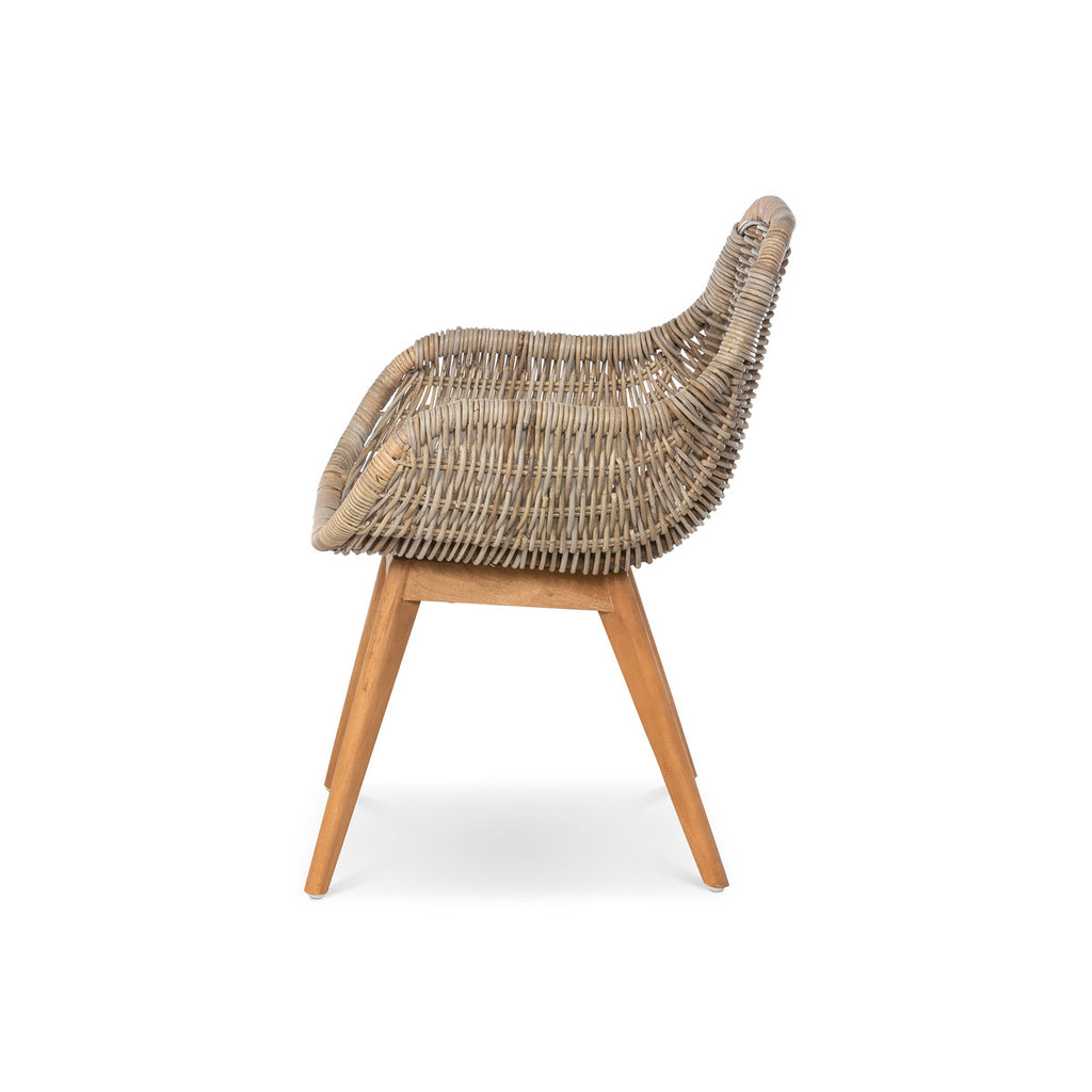 Rattan Lounge Chair - Bombay Mercantile