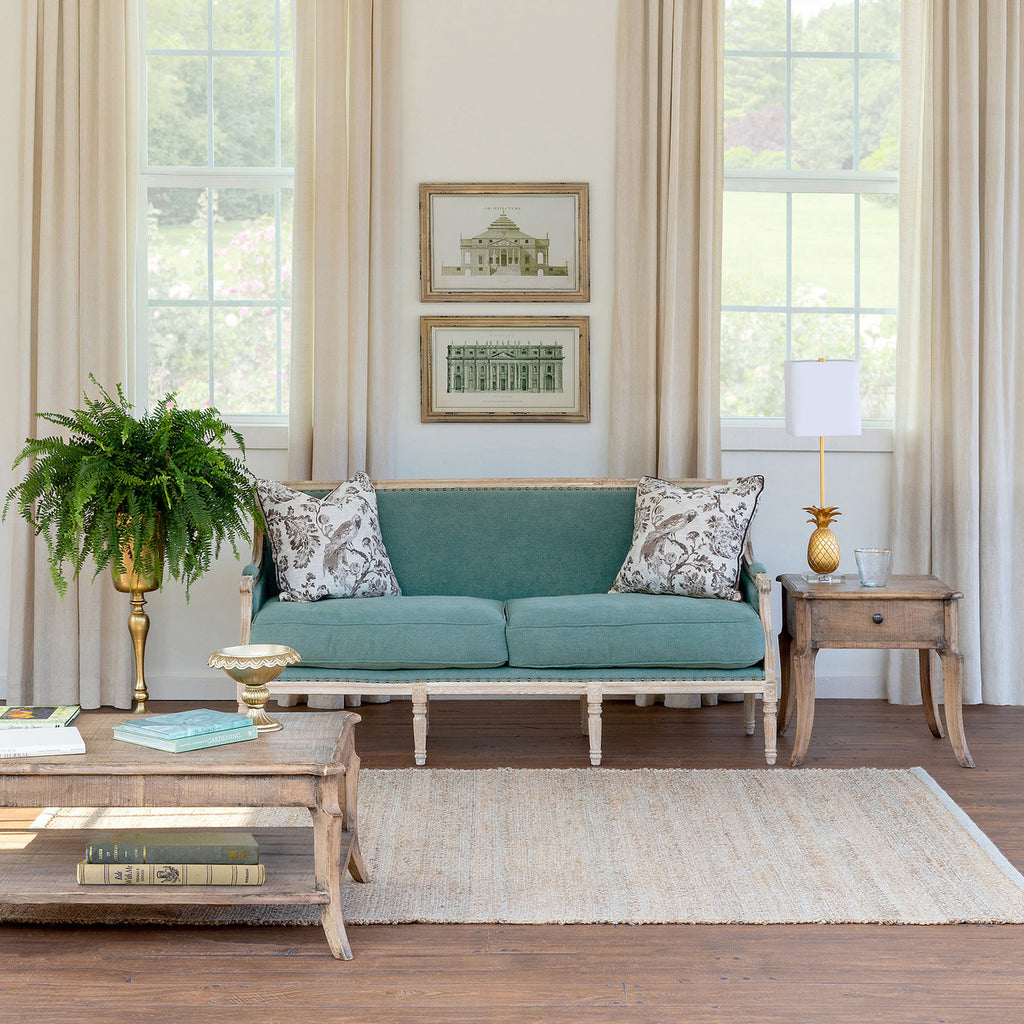 Louise Square Backed Sofa - Bombay Mercantile