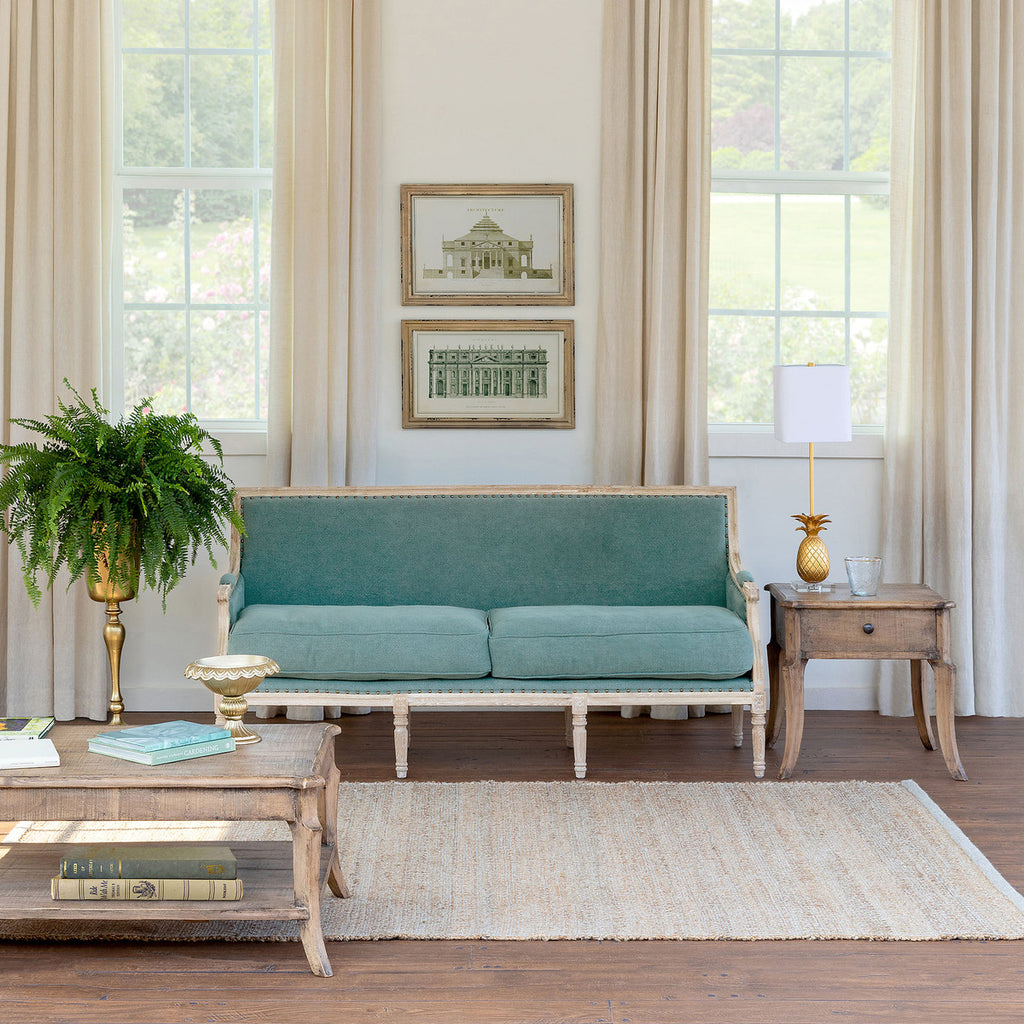 Louise Square Backed Sofa - Bombay Mercantile