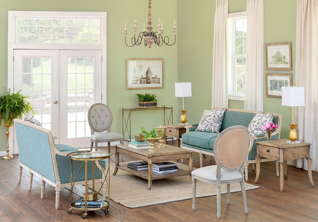 Louise Square Backed Sofa - Bombay Mercantile
