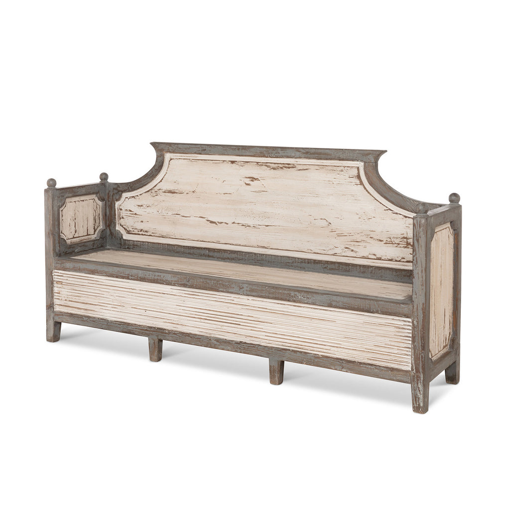 Simone Wooden Bench - Bombay Mercantile