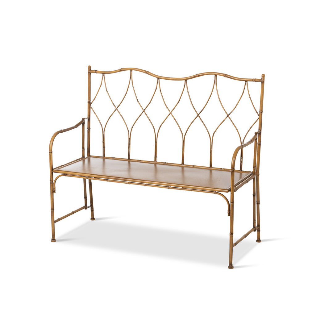 Roanoke Metal Porch Bench - Bombay Mercantile