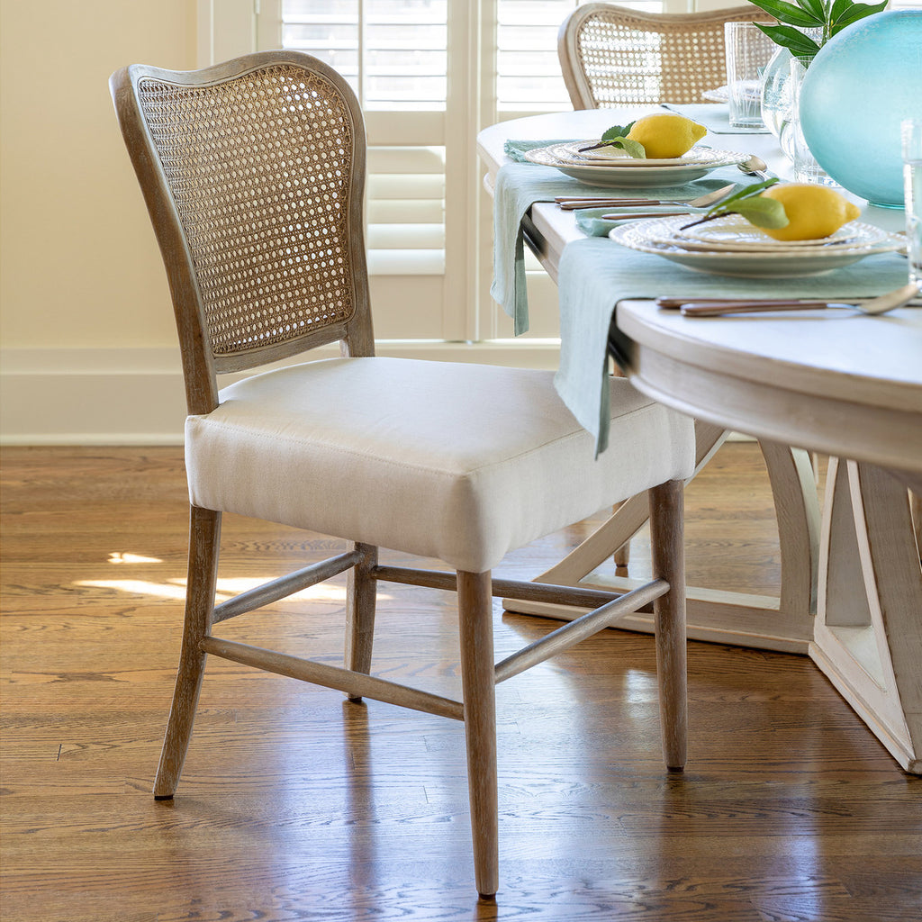 Easton Cane Back Dining Chair - Bombay Mercantile