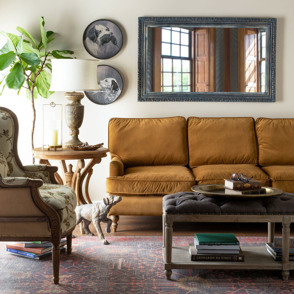 Carlisle Velvet Upholstered Sofa - Bombay Mercantile