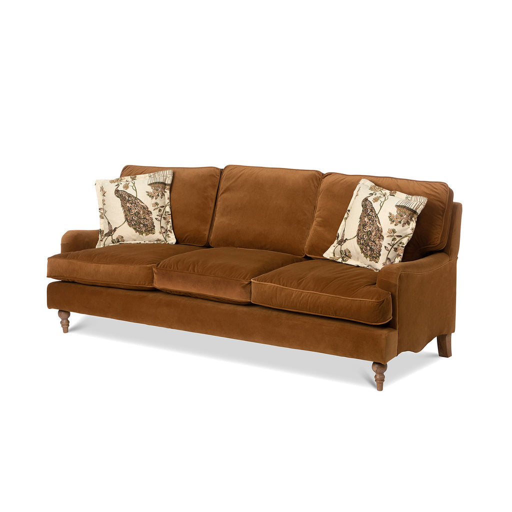 Carlisle Velvet Upholstered Sofa - Bombay Mercantile