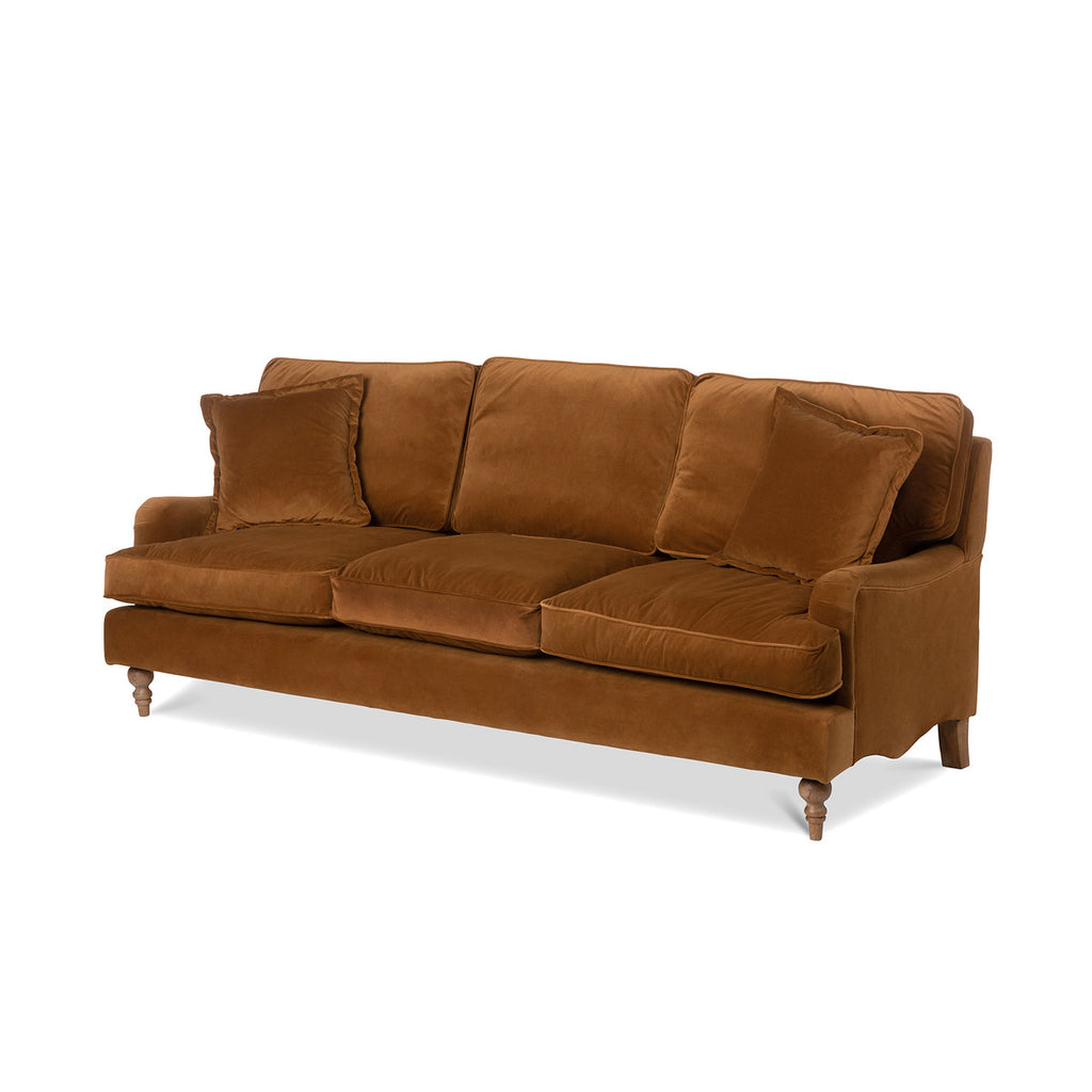 Carlisle Velvet Upholstered Sofa - Bombay Mercantile