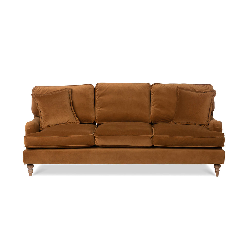 Carlisle Velvet Upholstered Sofa - Bombay Mercantile