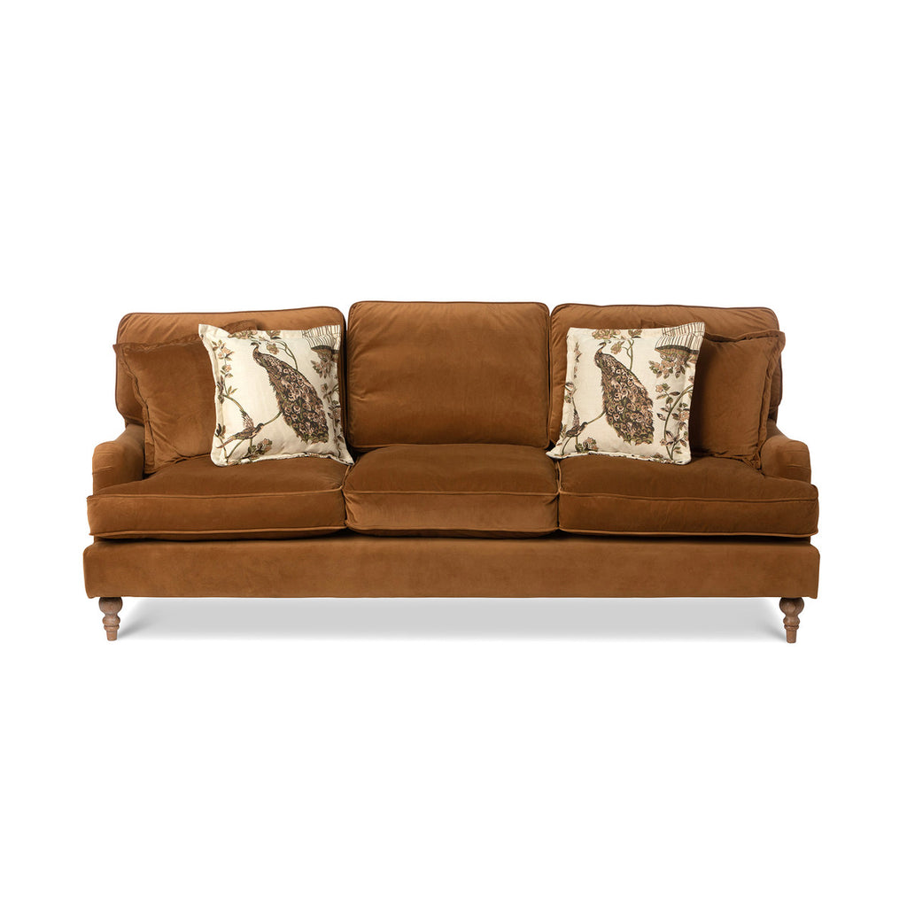 Carlisle Velvet Upholstered Sofa - Bombay Mercantile