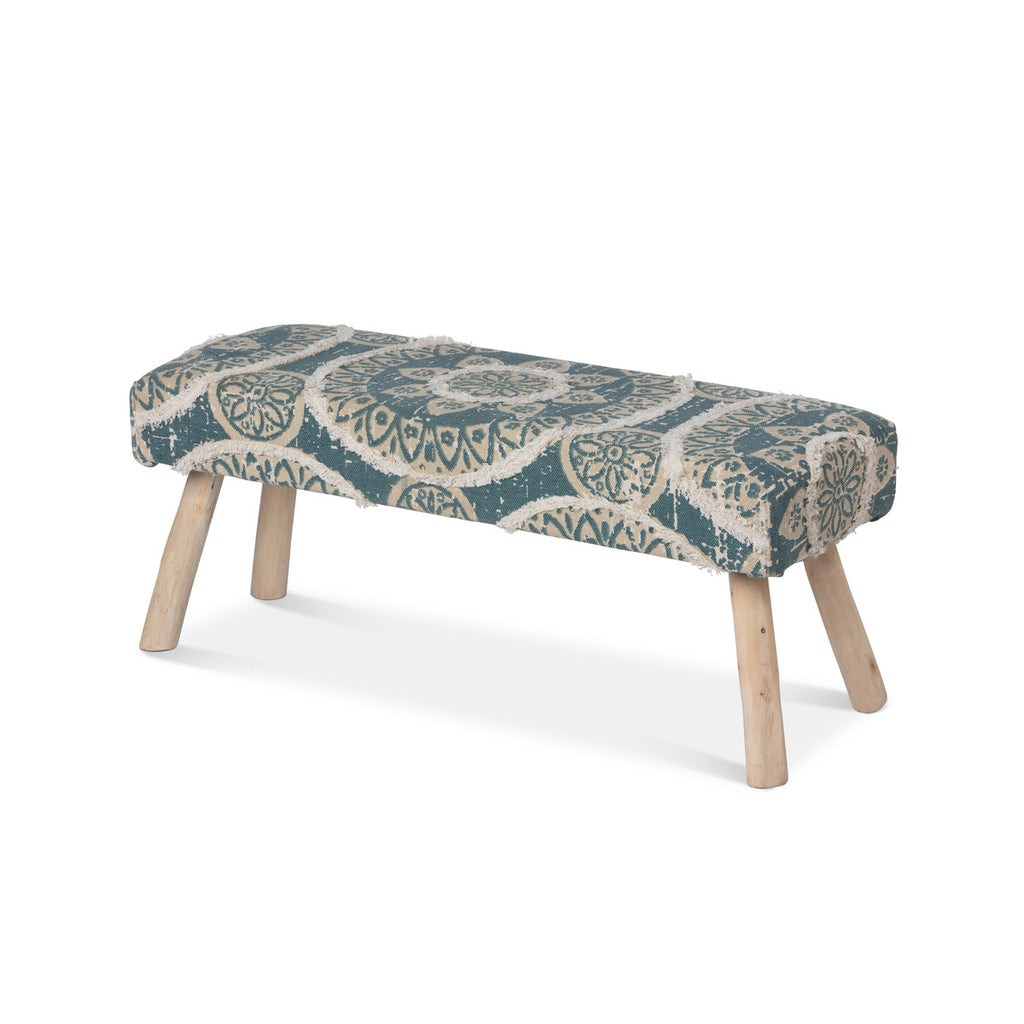 Nuevo Hand Woven Bench - Bombay Mercantile