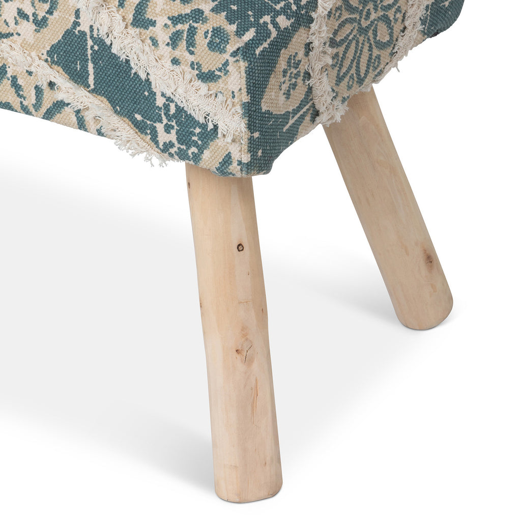 Nuevo Hand Woven Bench - Bombay Mercantile