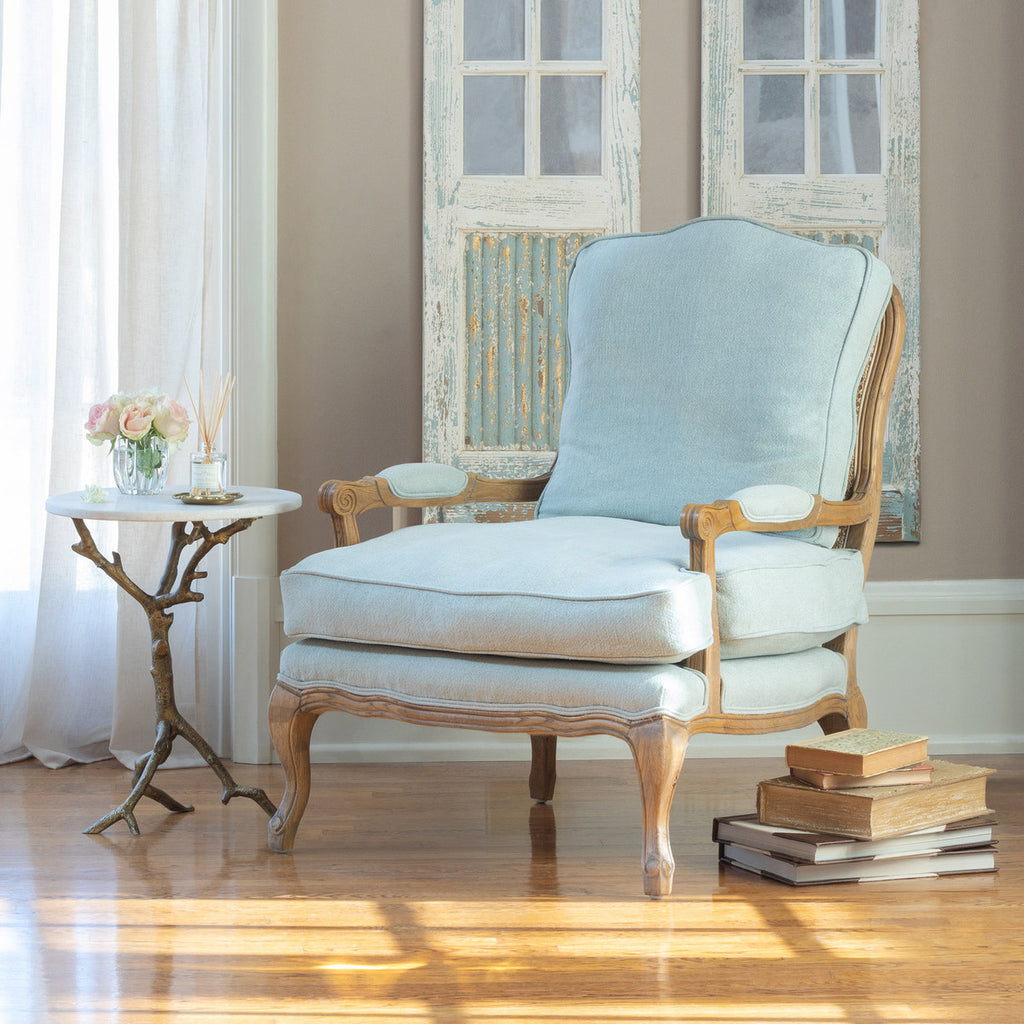 Camille Upholstered Arm Chair - Bombay Mercantile